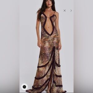 Jaded London Fatale Maxi Dress